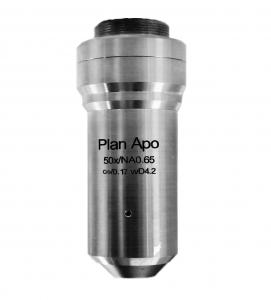 平場復消色差（Plan APO）物鏡具有低溫（4K溫度環境)，高數值孔徑（NA：0.85）等特點！